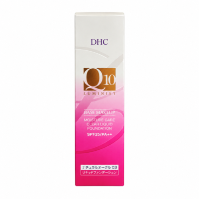 DHC Q10 Luminist – Увлажняющая тональная основа SPF25/PA++ (№03) 40г