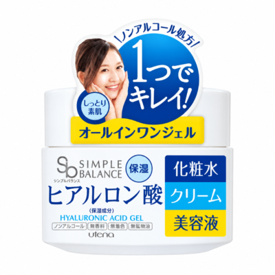 Utena Simple Balance Hyaluronic Acid – Gēla fluīds 3-in-1 ar trīs veidu hialuronskābi 100g
