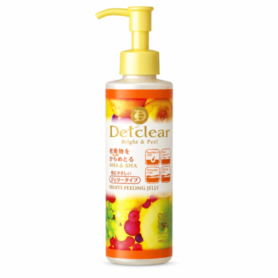 Meishoku Detclear Fruits Peeling Jelly – Пилинг-гель с AHA и BHA кислотами 180мл