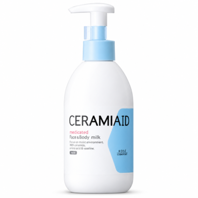 Kose CeramiAid Face & Body Milk – Mitrinošs pieniņš sejai un ķermenim ar ceramīdiem 250ml