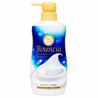 Bouncia Body Soap White Soap - Увлажняющий гель для душа с ароматом белого мыла 480мл