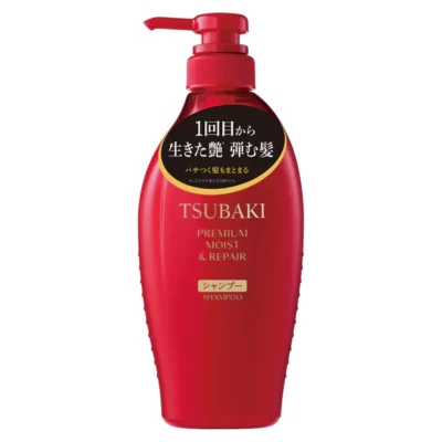 TSUBAKI Premium Moist & Repair Shampoo - Mitrinošs un nogludinošs šampūns matiem 450ml
