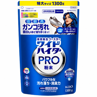 Kao Wide Haiter PRO Концентрированный порошковый кислородный отбеливатель и пятновыводитель для одежды 1300г