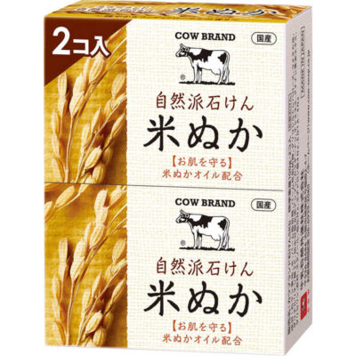 Cow Brand Rice Bran Soap - Растительное мыло с маслом рисовых отрубей 2 × 100г