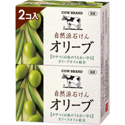 Cow Brand Olive Soap - Туалетное мыло растительного происхождения с оливковым маслом 2 × 100г