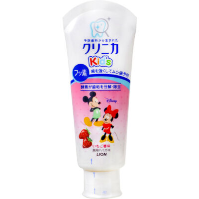 Lion Clinica Kid’s Toothpaste Strawberry - Детская зубная паста со вкусом клубники 60г