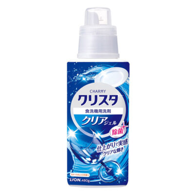 Lion CHARMY Crysta Clear EX Gel - Trauku mazgājamās mašīnas gēls ar saldo apelsīnu aromātu 480g