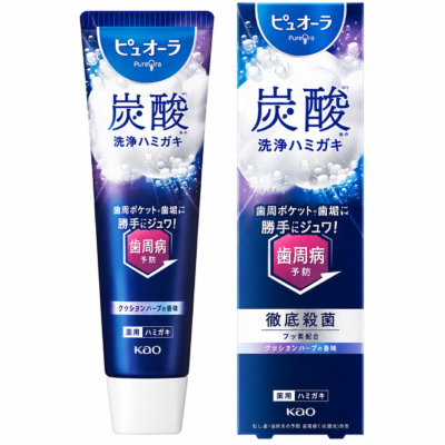 Kao Pyuora Carbonated Toothpaste - Газированная зубная паста 95г