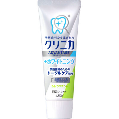 Lion Clinica Advantage + Whitening Citrus Mint - Zobu pasta ar balinošu efektu 130g